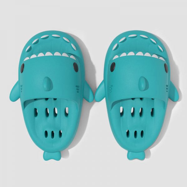 Cartoon Shark Hollow Out Casual Slippers - Modakawa Modakawa