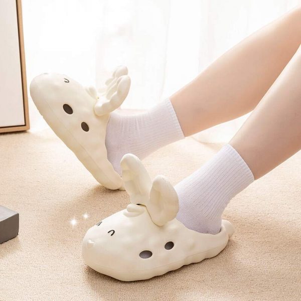 Cartoon Bunny Ears Casual Slippers - Modakawa Modakawa