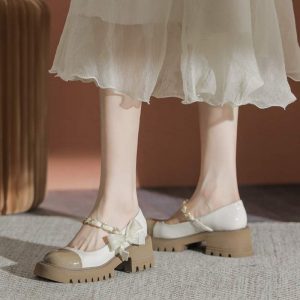 Sweet Lolita Bow Knot Platform Mary Janes Shoes - Modakawa Modakawa