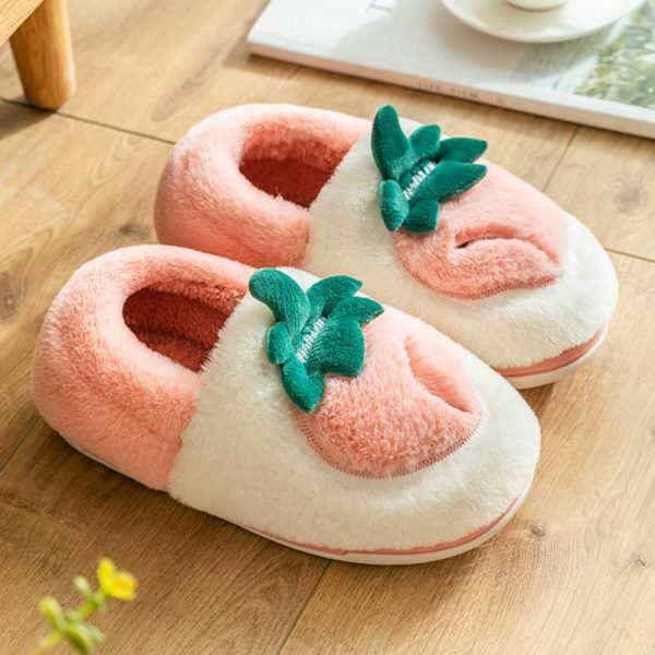 Lovely Fruits Plush Slippers - Modakawa Modakawa