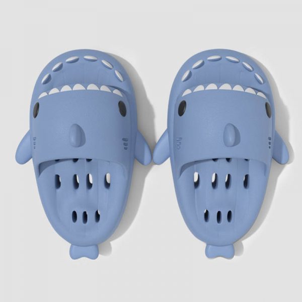 Cartoon Shark Hollow Out Casual Slippers - Modakawa Modakawa